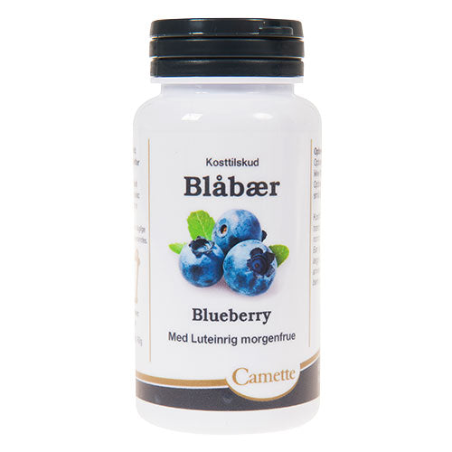 Camette Blåbaer M. Luteinrig Morgenfrue | 120 Tabl. fra Camette på Mecindo.dk