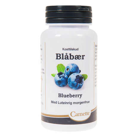 Camette Blåbaer M. Luteinrig Morgenfrue | 120 Tabl. fra Camette på Mecindo.dk