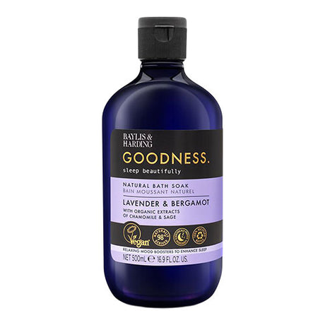 Baylis & Harding Bath Soak (500 ml) | Sleep Lavender & Bergamot fra Baylis & Harding Goodness på Mecindo.dk