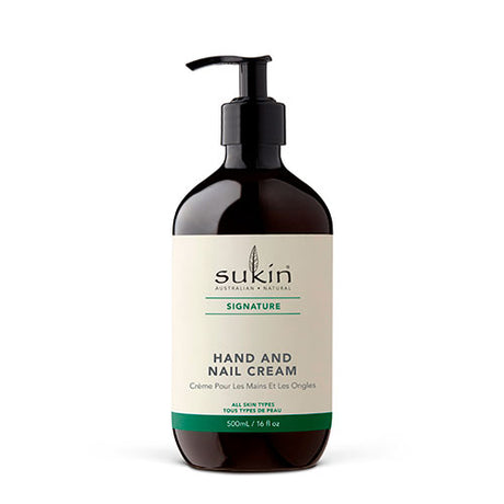 Sukin Signature Hand And Nail Cream | 500 ml fra Sukin på Mecindo.dk