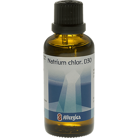 Allergica Natrium Chlor. D30 Cellesalt 8 | 50 ml fra Allergica på Mecindo.dk
