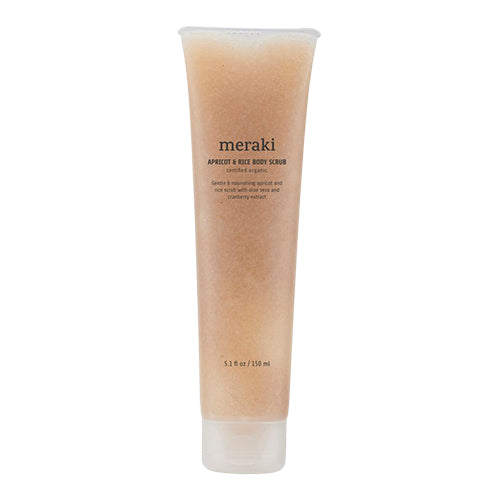 Meraki Apricot And Rice Body Scrub  | 150 ml fra Meraki på Mecindo.dk