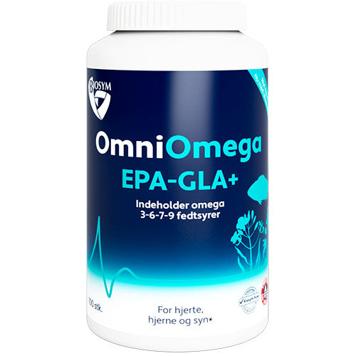 Biosym Omniomega Epa-gla+ | 100 kapsler fra Biosym på Mecindo.dk