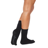 Boody Women´s Crew Boot Socks Sort | Str. 34-40 fra Boody på Mecindo.dk