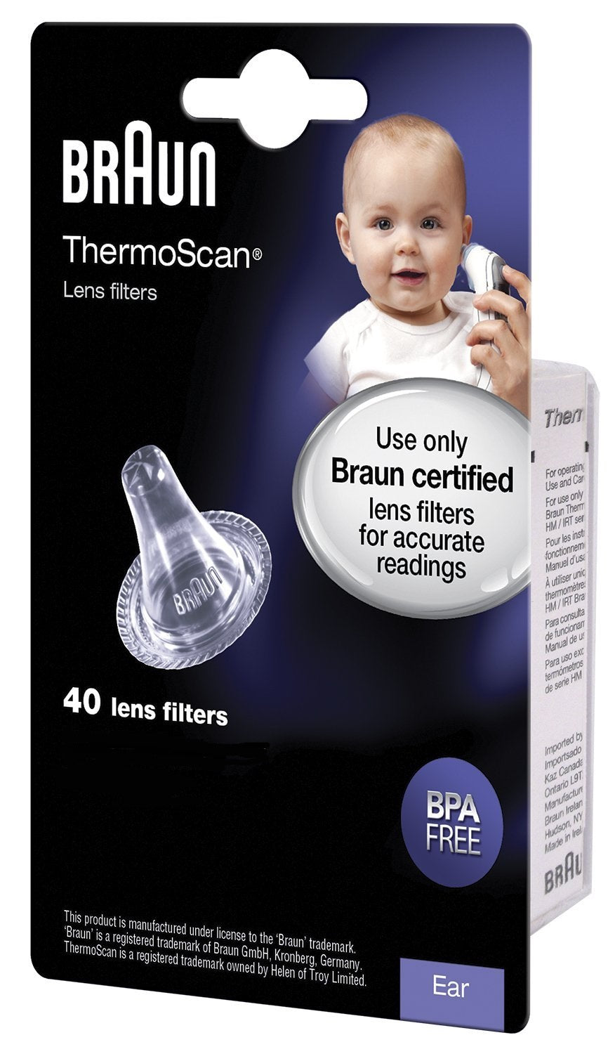 Braun Thermoscan Linsefiltrer | 40 stk fra Braun på Mecindo.dk