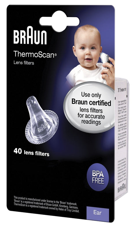 Braun Thermoscan Linsefiltrer | 40 stk fra Braun på Mecindo.dk