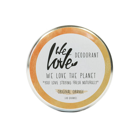 We love the Planet We Love The Planet Deo Creme Original Orange | 48 gr fra We love the Planet på Mecindo.dk