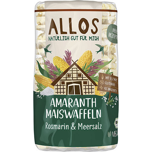 Allos Majsgaletter Rosmarin Havsalt Økologisk | 100 gr