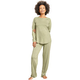 Boody Goodnight Raglan Sleep Top Sage | Str. S fra Boody på Mecindo.dk