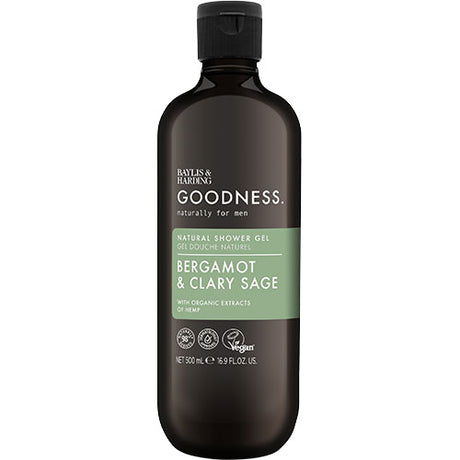 Baylis & Harding Shower Gel (500 ml) | Men Bergamot & Clary Sage fra Baylis & Harding Goodness på Mecindo.dk