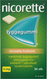 Nicorette Fruitmint 4 mg fra Nicorette på Mecindo.dk