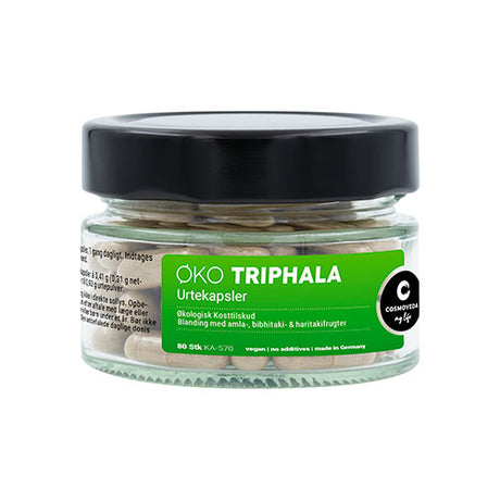 Cosmoveda Triphala Ø | 80 kapsler fra Cosmoveda på Mecindo.dk