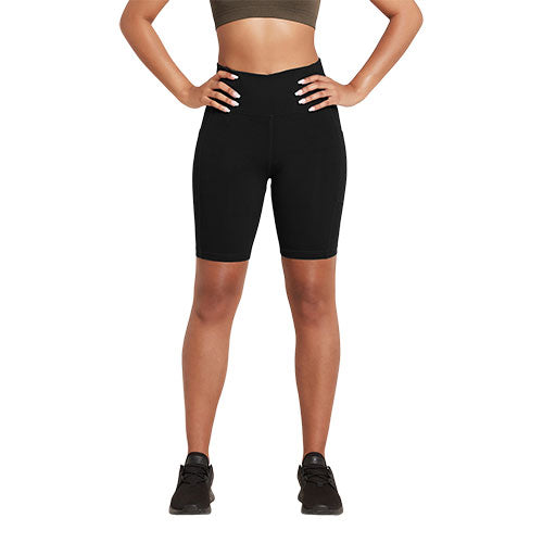 Boody Motivate 8" High-waist Shorts Black | Str. Xs fra Boody på Mecindo.dk