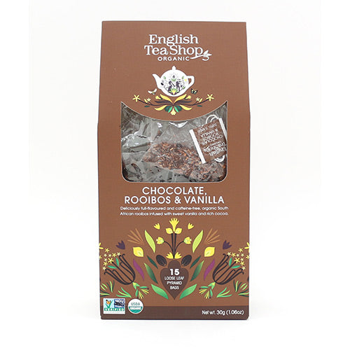 English Tea Shop Chocolate, Rooibos & Vanilla Tea Økologisk | 15 br fra English Tea Shop på Mecindo.dk