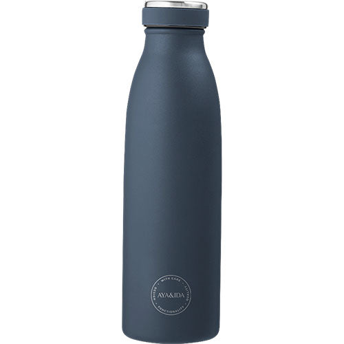 AYA&IDA Drinking Bottle 500ml | Navy Blue fra AYA&IDA på Mecindo.dk