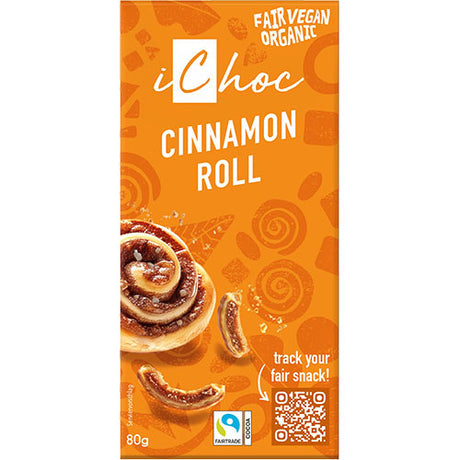 choc Cinnamon Roll (Kanelsnegl) Ø | 80 gr fra ichoc på Mecindo.dk