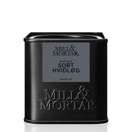 Mill & Mortar Sort Hvidløg - Granulat Økologisk | 40 gr fra Mill & Mortar på Mecindo.dk