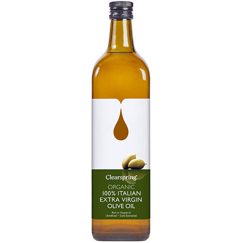 Clearspring Italiensk Ekstra Jomfru Olivenolie | 1 ltr fra Clearspring på Mecindo.dk