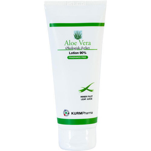 aloe vera gel 90 percent Køb KURMPharma Aloe Vera Lotion 90 % 100 ml