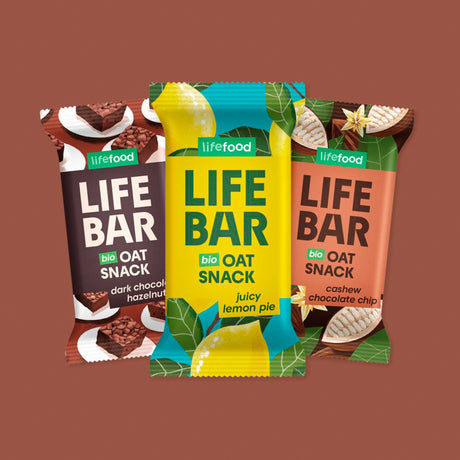 Lifebar Havrebar Brownie Økologisk | 40 gr fra Lifefood på Mecindo.dk