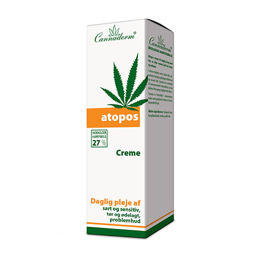 Cannaderm Creme T. Sart & Sensitiv Hud Atopos | 75 gr fra Cannaderm på Mecindo.dk
