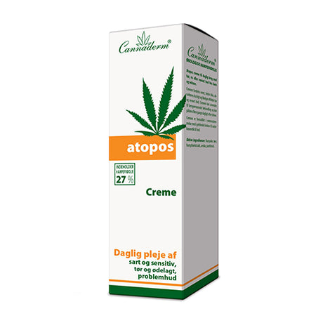 Cannaderm Creme T. Sart & Sensitiv Hud Atopos | 75 gr fra Cannaderm på Mecindo.dk