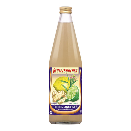 Beutelsbacher Citron-ingefaer Limonade Drik Økologisk | 750 ml fra Beutelsbacher på Mecindo.dk