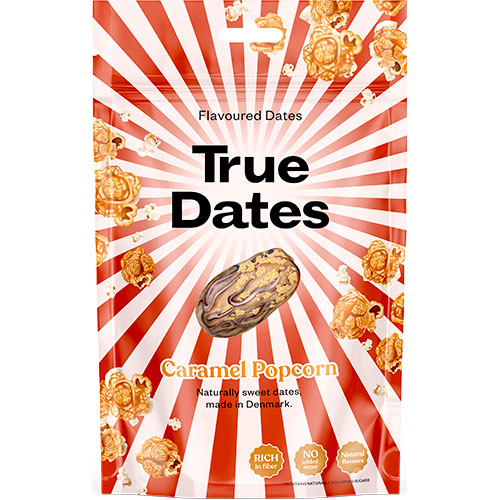True Dates 100 g | Caramel Popcorn fra True Dates på Mecindo.dk