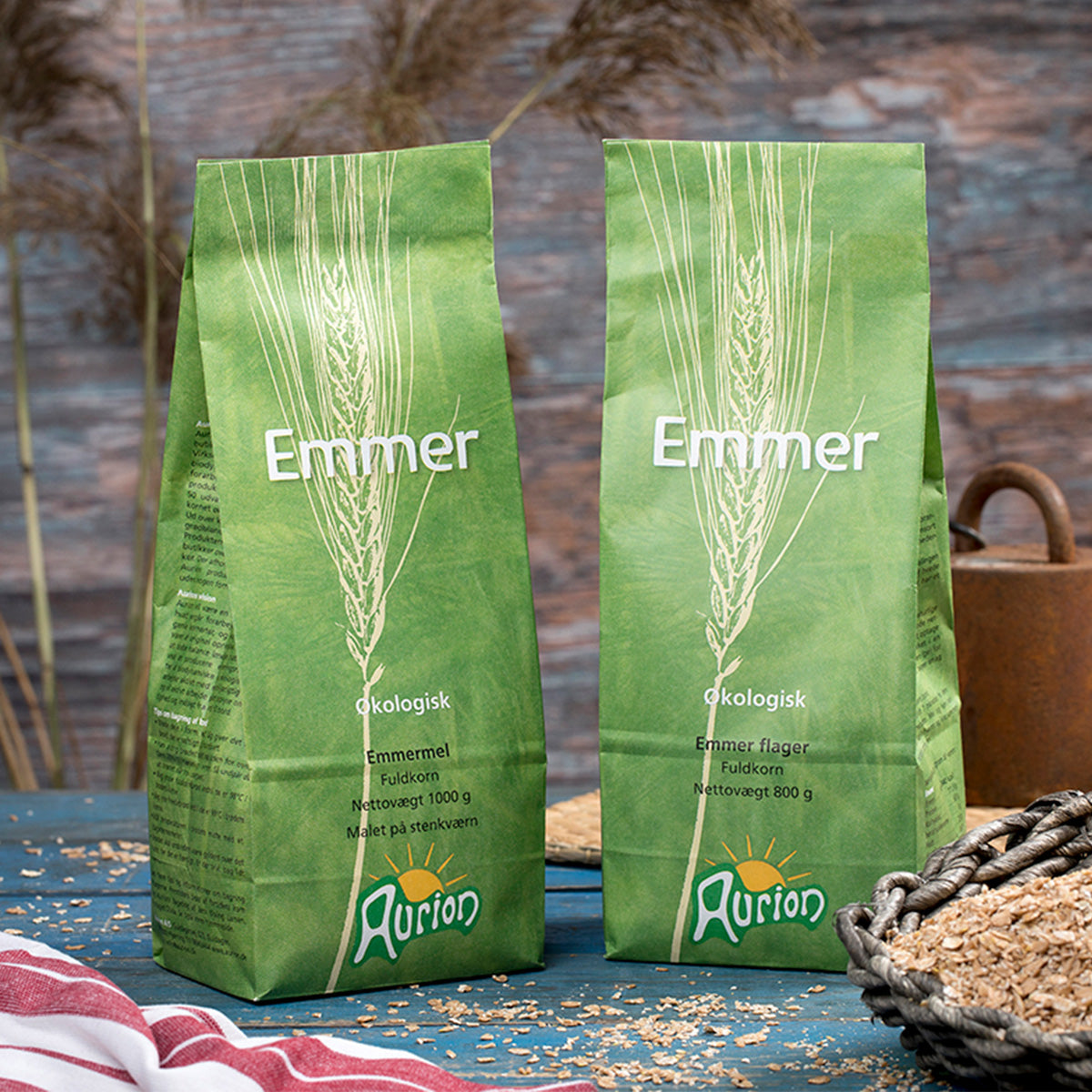 Aurion Emmerflager Økologisk | 800 gr fra Aurion på Mecindo.dk