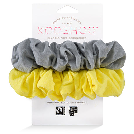 KooShoo Hår Scrunchie Sunrise Plastikfri 2 Stk fra KooShoo på Mecindo.dk