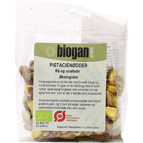 Biogan Økologiske Pistacienødder | 50 gr fra Biogan på Mecindo.dk