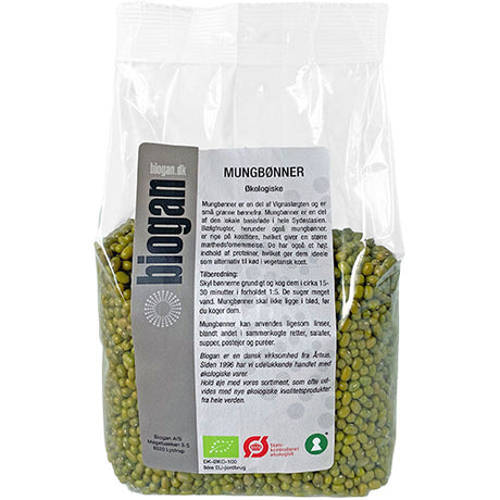 Biogan Økologiske Mung Bønner | 750 gr fra Biogan på Mecindo.dk