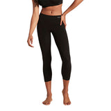 Boody Motivate 3/4 High-waist Tights Black | Str. Xs fra Boody på Mecindo.dk