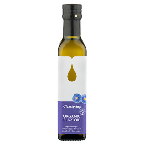 Clearspring Hørfrøolie Økologisk | 250 ml fra Clearspring på Mecindo.dk