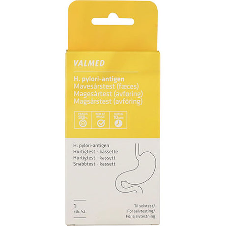 Valmed H. Pylori Antigen Mavesår Test fra Valmed på Mecindo.dk