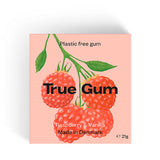 True Gum Tyggegummi Raspberry & Vanilla | 21 gr fra True Gum på Mecindo.dk