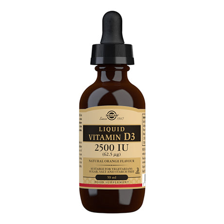 Solgar D3-vitamin Flydende | 59 ml fra Solgar på Mecindo.dk
