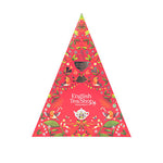 English Tea Shop Triangular Julekalender Rød Økologisk | 25 br