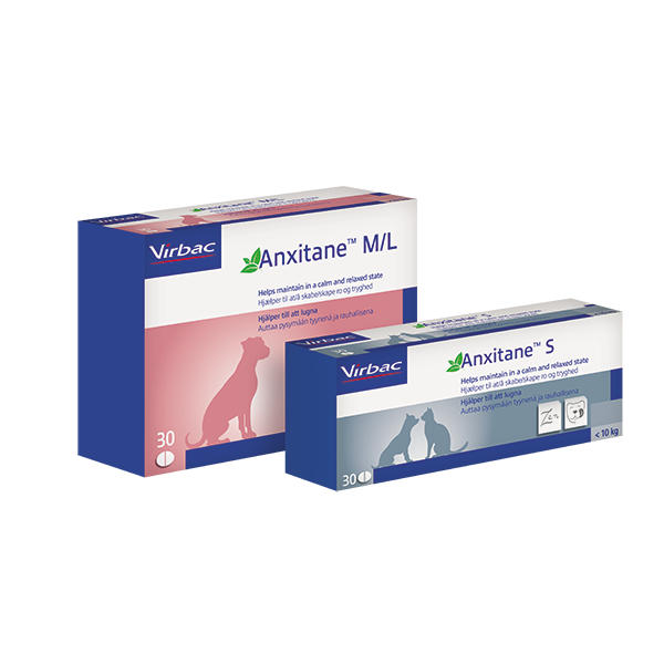 Virbac Anxitane S | 30 Tabl. fra Virbac på Mecindo.dk
