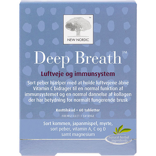 New Nordic Deep Breath | 60 Tabl. fra New Nordic på Mecindo.dk