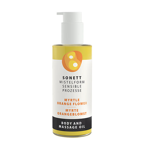 Sonett Krops & Massageolie Myrte/ Orangeblomst | 145 ml fra Sonett på Mecindo.dk
