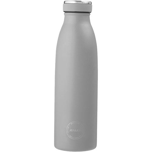 AYA&IDA Drinking Bottle 500ml | Light Grey fra AYA&IDA på Mecindo.dk