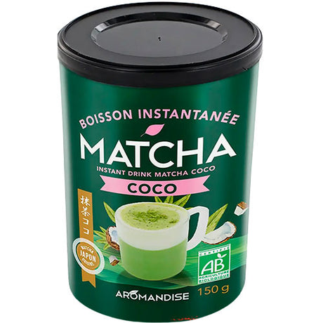 Aromandise Matcha Instant Latté Coco Økologisk | 150 g