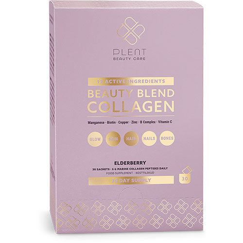 Plent Beauty Blend Collagen 30 X 5 Gr | Elderberry fra Plent på Mecindo.dk