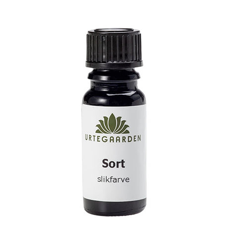 Urtegaarden Sort Slikfarve | 10 ml fra Urtegaarden på Mecindo.dk