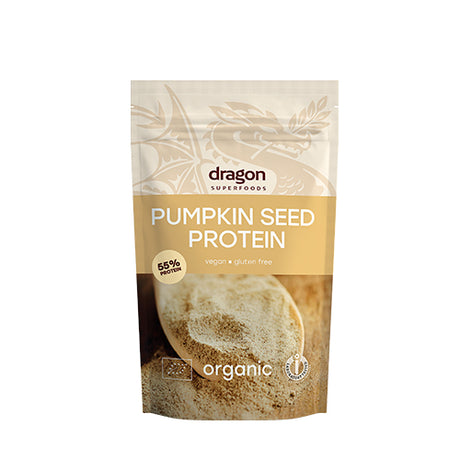 Dragon Superfoods Graeskar Frø Protein Pulver Økologisk | 200 gr fra Dragon Superfoods på Mecindo.dk