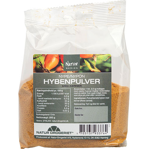 Natur-Drogeriet Hyben Pulver Fint M. Kerner | 200 gr fra Natur-Drogeriet på Mecindo.dk
