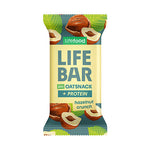 Lifebar Havre Snack Protein Hazelnut Crunch Økologisk | 40 gr