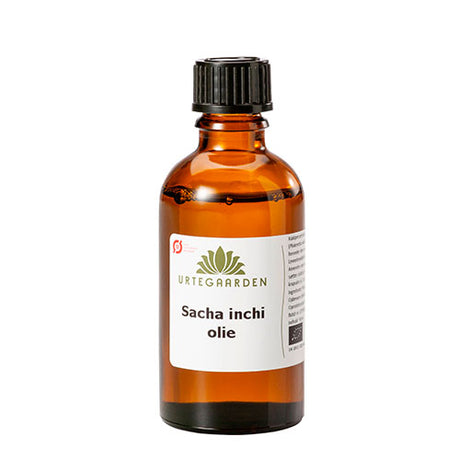 Urtegaarden Sacha Inchi Olie Økologisk | 50 ml fra Urtegaarden på Mecindo.dk