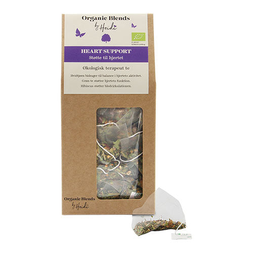Organic Blends by Heidi Heart Support Te Økologisk | 30 br fra Organic Blends by Heidi på Mecindo.dk